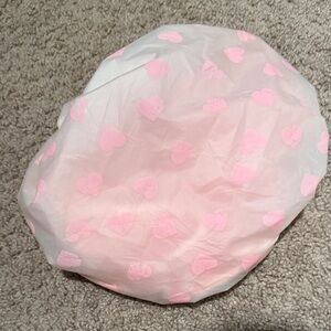 Pink Heart Shower Cap